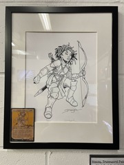 Mazzy, Truesword Paladin: signed and numbered print by Diesel La Force